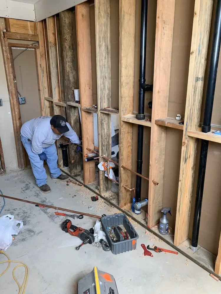 Commercial rough-in plumbing for Water Heater Replacement in Larchmont